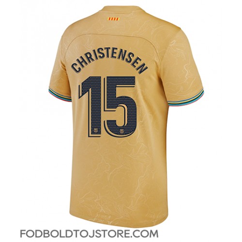 Barcelona Andreas Christensen #15 Udebanetrøje 2022-23 Kortærmet